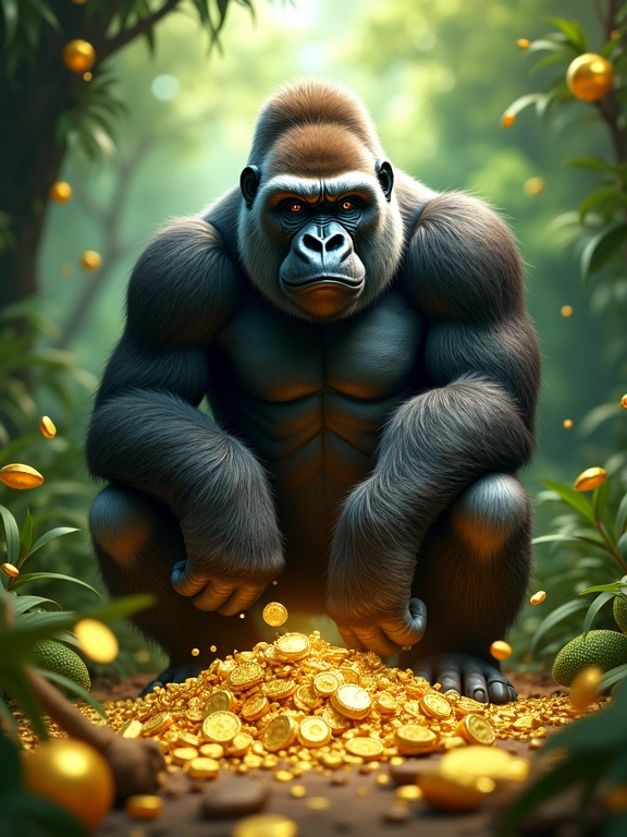 Gorilla Gold online pokie at Royal Reels Casino Australia